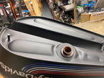 Vtg Harley Gas Tank AMF Sportster Custom Chopper Old Skool Paint Peanut Black!