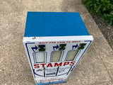 Porcelain 1930's Postage Stamp Vending Machine Mint Shipman Art Deco Gen Store