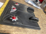 Vtg 1950's Mudflap Harley Indian Jewel Fender Panhead Knucklehead Flathead NOS!