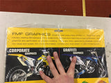 NOS FMF Motorcycle Vinyl Graphics Kit Suzuki RMZ 450 2007 swingarm body tank