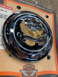 OEM Harley Davidson Live To Ride Gold Air Cleaner Trim NOS Dyna FXR 27929-08