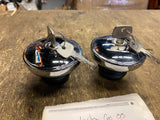 Locking Gas Caps Harley Softail Shovelhead Screw in Germany Gaslock Fatbobs Keys