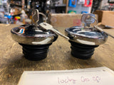 Locking Gas Caps Harley Softail Shovelhead Screw in Germany Gaslock Fatbobs Keys