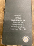 Locking Gas Caps Harley Softail Shovelhead Screw in Germany Gaslock Fatbobs Keys