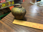 VTG Antique Pre-1900s Solid Brass Large Cowbell Hand Forged