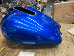 Ghost Flame Gas Tank Blue Harley Bagger FLH Road Glide 2004-2007 FI Ultra FLHX