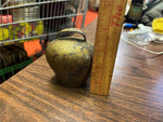 VTG Antique Pre-1900s Solid Brass Large Cowbell Hand Forged