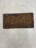 vtg 1935 Pennsylvania License plate Penna Ford Chevrolet 42648