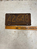 vtg 1935 Pennsylvania License plate Penna Ford Chevrolet 42648