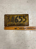 vtg 1934 Pennsylvania License plate Penna Ford Chevrolet 34655