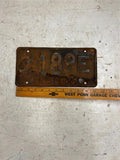 vtg 1935 Pennsylvania License plate Penna Ford Chevrolet 3189E
