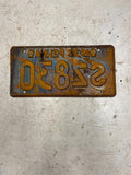 vtg 1936 Pennsylvania License plate Penna Ford Chevrolet Dodge SZ830