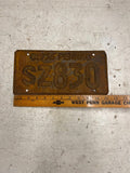 vtg 1936 Pennsylvania License plate Penna Ford Chevrolet Dodge SZ830