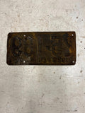 vtg 1926 Pennsylvania License plate Penna Ford Chevrolet Dodge 25-189
