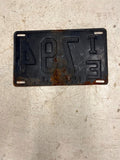 vtg 1952 New Jersey License plate Penna Ford Chevrolet Dodge IE794