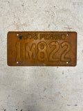 vtg 1936 Pennsylvania License plate Penna Ford Chevrolet Dodge 1M822
