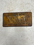 vtg 1936 Pennsylvania License plate Penna Ford Chevrolet Dodge 3A424