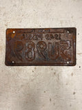 vtg 1949 Pennsylvania License plate Penna Ford Chevrolet Dodge 5U989