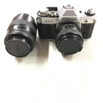 VTG Canon AE-1 28mm 135mm Lens Camera Instructions Vivitar 3500 Flash Strap
