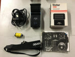 VTG Canon AE-1 28mm 135mm Lens Camera Instructions Vivitar 3500 Flash Strap