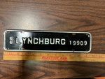 VTG Authentic Original 1966 Lynchburg Germany Motorcycle License plate 19909