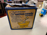 VTG 1969 Junior Chef Real Electric Cotton Candy Machine Complete in Box