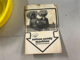 VTG 1969 Junior Chef Real Electric Cotton Candy Machine Complete in Box