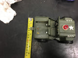 Vintage Tonka JEEP ARMY GREEN MP 215 mini Pressed Steel Military vehicle tin toy