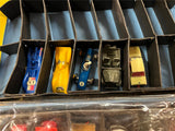 VTG 1966 Matchbox Collectors Case Filled 29 assorted Cars Lot