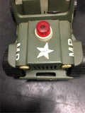 Vintage Tonka JEEP ARMY GREEN MP 215 mini Pressed Steel Military vehicle tin toy