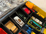 VTG 1966 Matchbox Collectors Case Filled 29 assorted Cars Lot