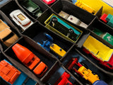 VTG 1966 Matchbox Collectors Case Filled 29 assorted Cars Lot