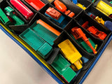 VTG 1966 Matchbox Collectors Case Filled 29 assorted Cars Lot