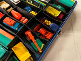 VTG 1966 Matchbox Collectors Case Filled 29 assorted Cars Lot
