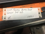 Vintage Tonka JEEP ARMY GREEN MP 215 mini Pressed Steel Military vehicle tin toy
