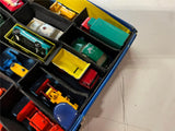 VTG 1966 Matchbox Collectors Case Filled 29 assorted Cars Lot