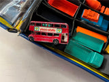 VTG 1966 Matchbox Collectors Case Filled 29 assorted Cars Lot