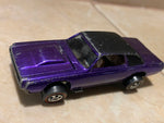 Vtg Hotwheels Redline Custom T bird Purple Early USA toy 1967 Mattel Collectible