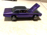 Vtg Hotwheels Redline Custom T bird Purple Early USA toy 1967 Mattel Collectible