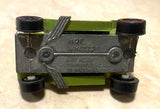 Vtg Hotwheels Redline Custom Hot Heap AF Green 1968 Mattel With Button