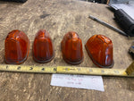 Anthes AFO- 666 Marker Light Glass Lens Amber Internation Truck Tractor Vtg NOS