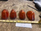 Anthes AFO- 666 Marker Light Glass Lens Amber Internation Truck Tractor Vtg NOS