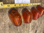 Anthes AFO- 666 Marker Light Glass Lens Amber Internation Truck Tractor Vtg NOS