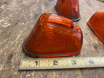 Anthes AFO- 666 Marker Light Glass Lens Amber Internation Truck Tractor Vtg NOS