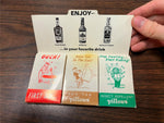 VTG Mid Century 1950s Lot of 2 Kessler Promotional Lotion Pocket First Aid pack