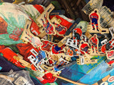 vtg 1971 Caleco Stanly Cup Hockey Table Canadians Flyers complete
