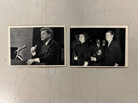 VTG Lot of 2 1964 John F Kennedy Trading Cards