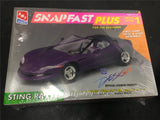 Vintage1997 AMT/ERTL SnapFast PLUS Model STING RAY III Kit #8309 new box plastic