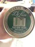 Vtg Card Board Motor Oil Can Quaker State Deluxe Full Collectible Classic Car Tr