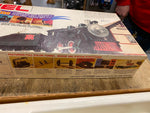 Vtg LIONEL Rock Island Line Steam Engine Tender Set Caboose Transformer box